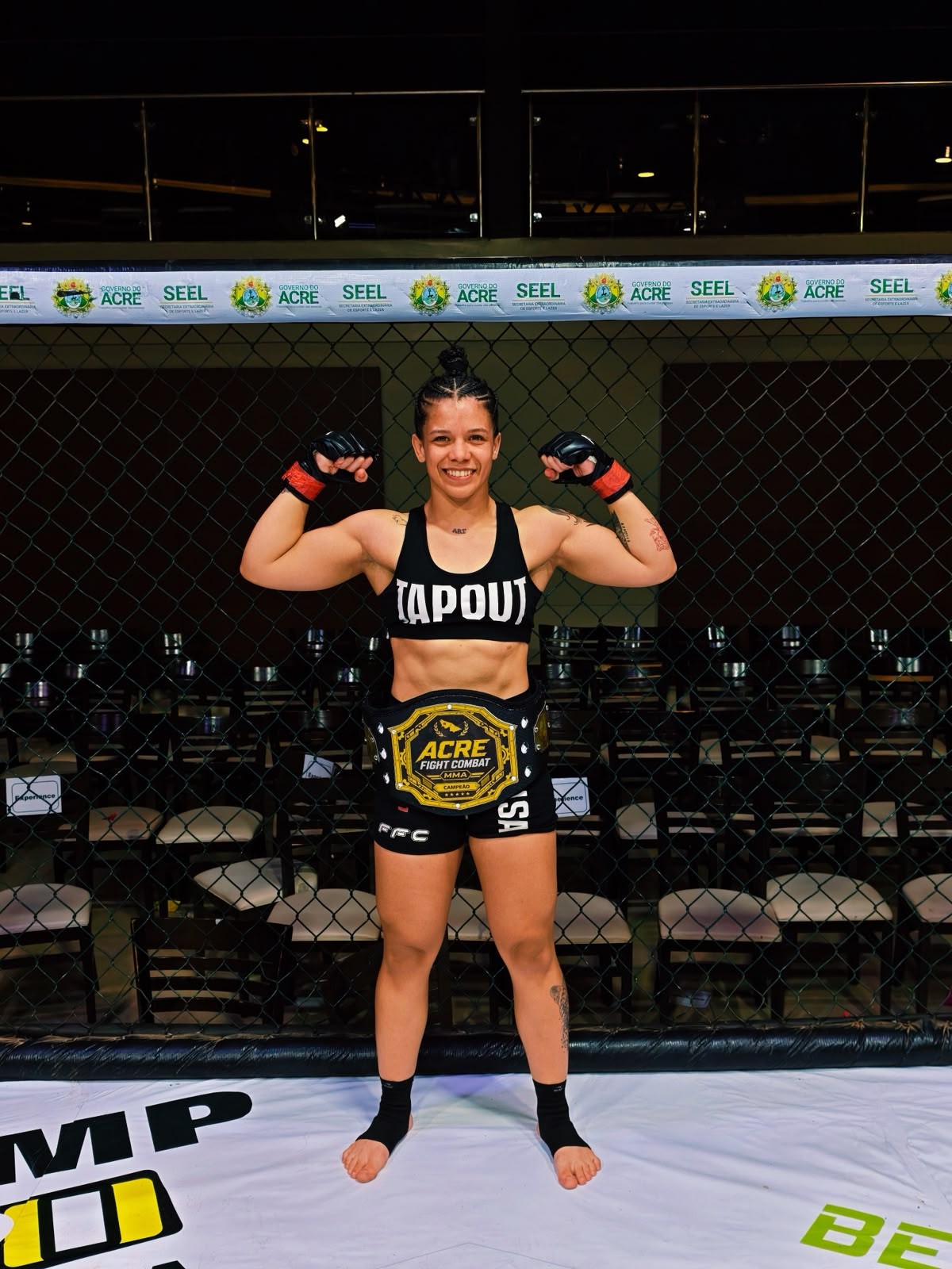 Waleska “Felina” vence por finalização no 1º round e fatura cinturão do inédito AFC; veja campeões