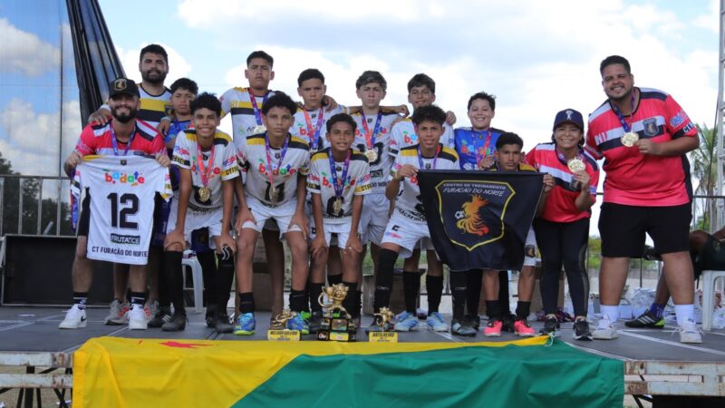 CT Furacão do Norte é bicampeão sub-13 invicto da RO Cup; Acre tem mais quatro títulos