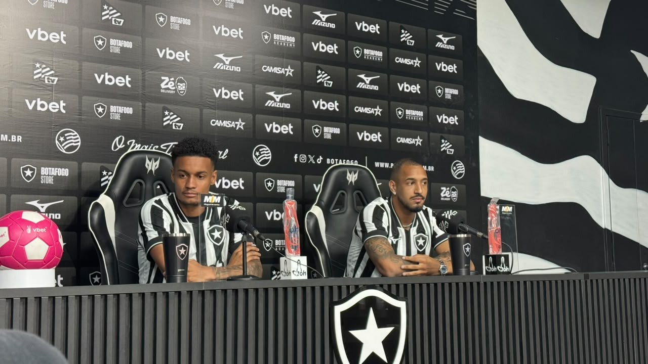 Monzón e Paulinho são apresentados no Botafogo e miram Sul-Americana: “Brigar pelo título”