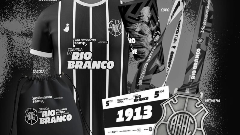 Rio Branco-ES anuncia kit para participantes de sua primeira corrida oficial