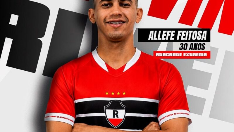River-PI anuncia contratação do atacante Állefe, ex-Ferroviário, para o Piauiense Série B