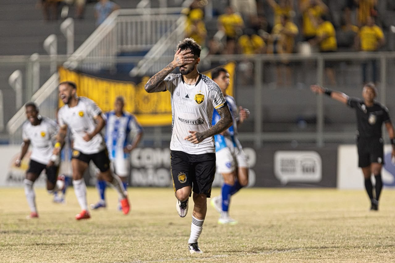 Autor dos gols da vitória do Amazonas, Nico Schiappacasse celebra: “Estávamos precisando”
