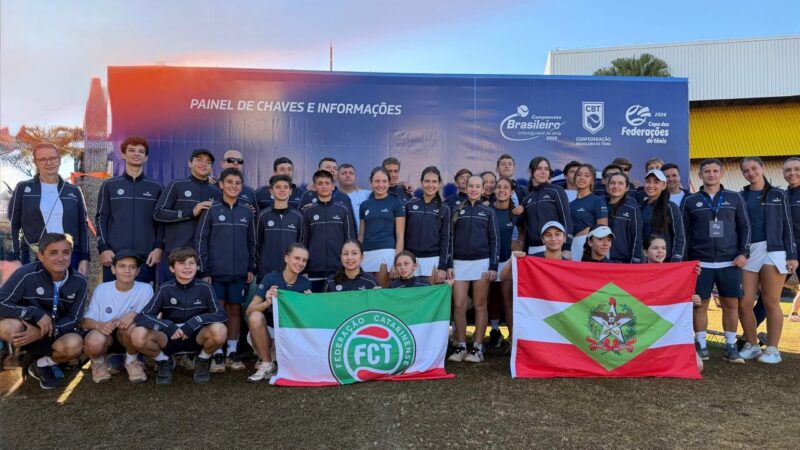 Seleção Catarinense de Tênis conquista três medalhas na Copa das Federações