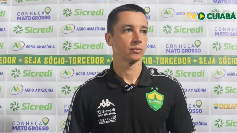 Eduardo Barros destaca empate do Cuiabá com Sport: “Precisamos celebrar esse ponto”