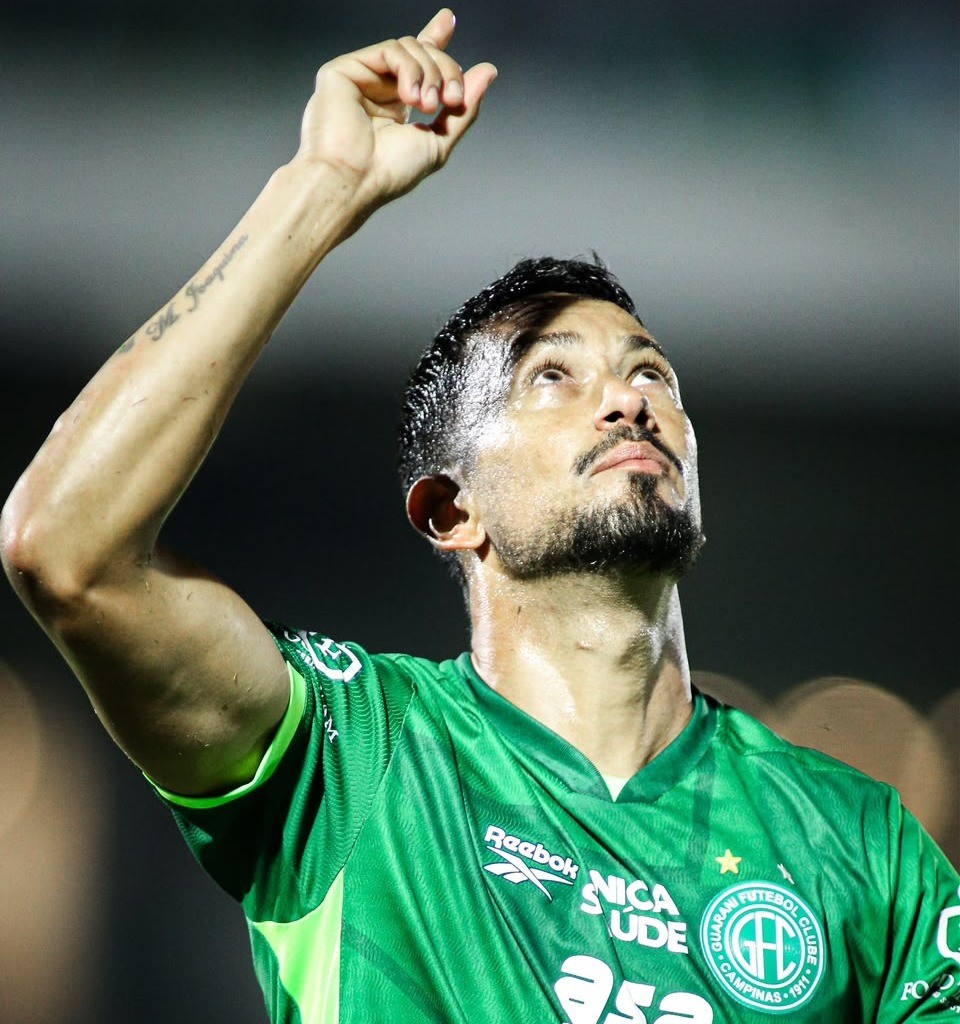 Lucca quebra jejum de cinco meses no Guarani e projeta: “Espero crescer no momento decisivo”