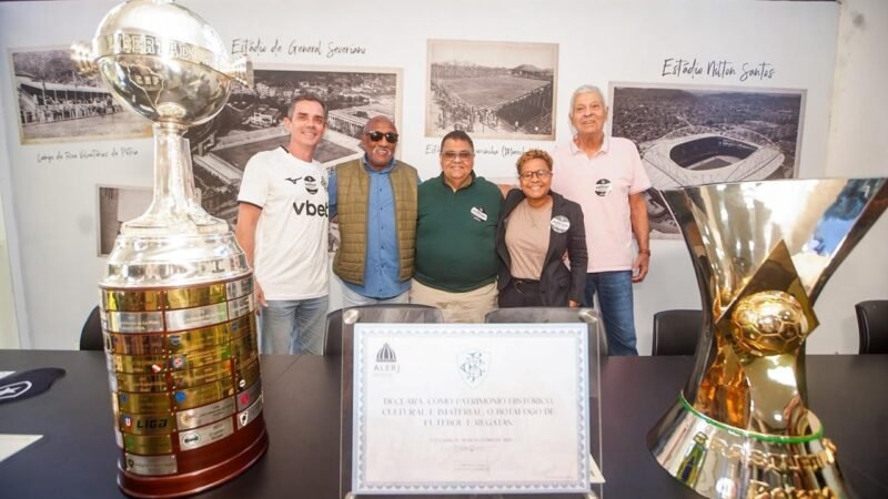Botafogo recebe título de patrimônio histórico, cultural e imaterial do Estado do Rio de Janeiro
