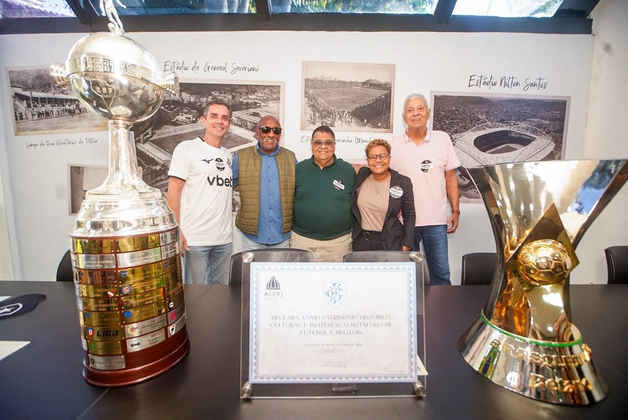 Botafogo recebe título de patrimônio histórico, cultural e imaterial do Estado do Rio de Janeiro