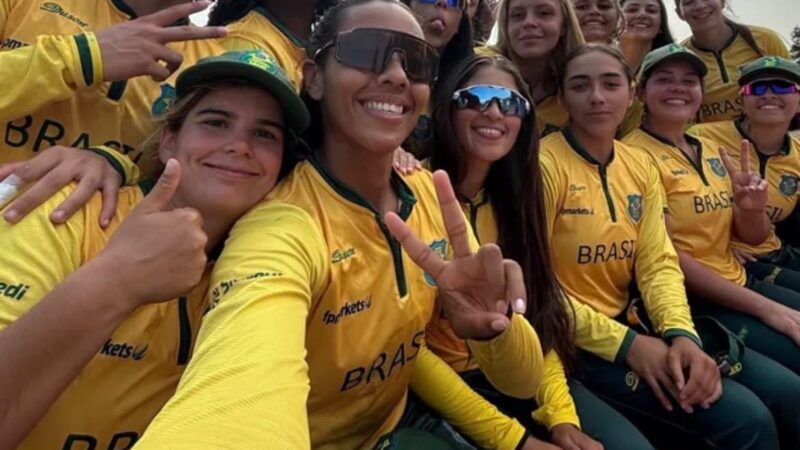 Brasil conquista título internacional com críquete feminino e mira pódio no Pan 2027