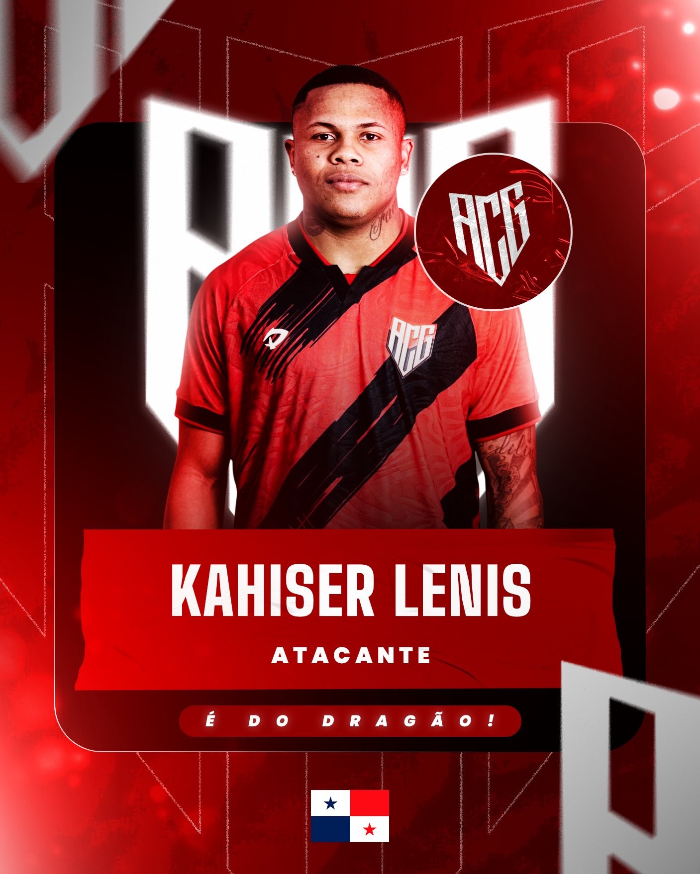 Atlético-GO contrata atacante Kahiser Lenis, do Panamá