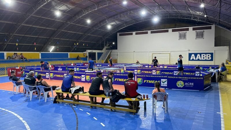 Com 61 inscritos, 4ª etapa do Circuito Acreano de Tênis de Mesa é neste fim de semana