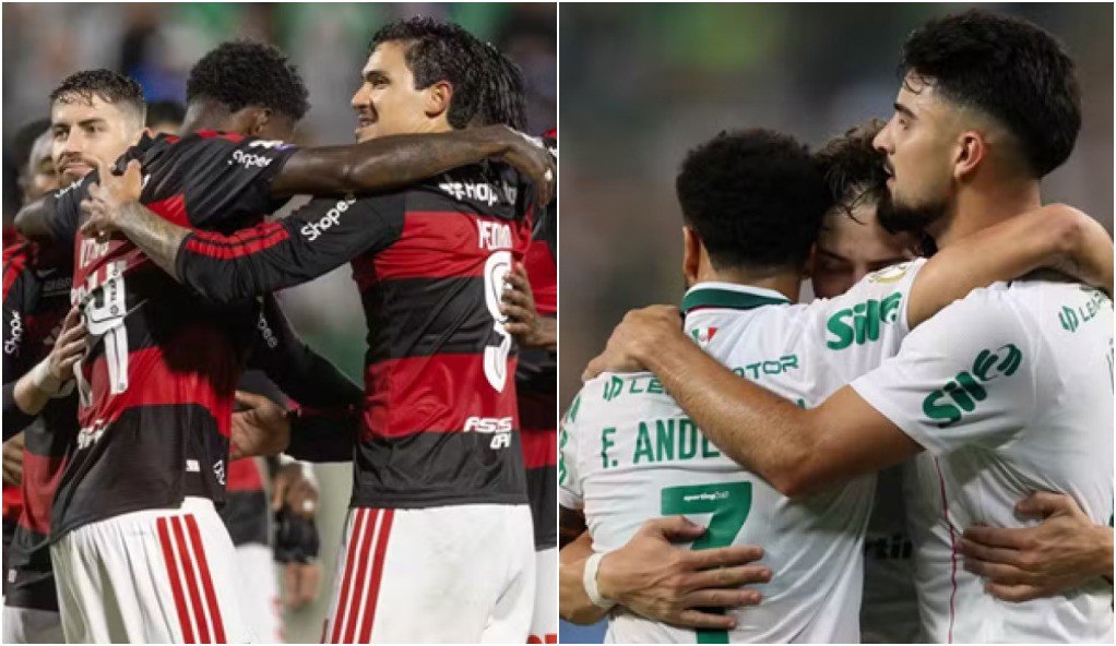 Flamengo encosta no Palmeiras e tem menor distância para liderança desde o mês de março; veja pontuações
