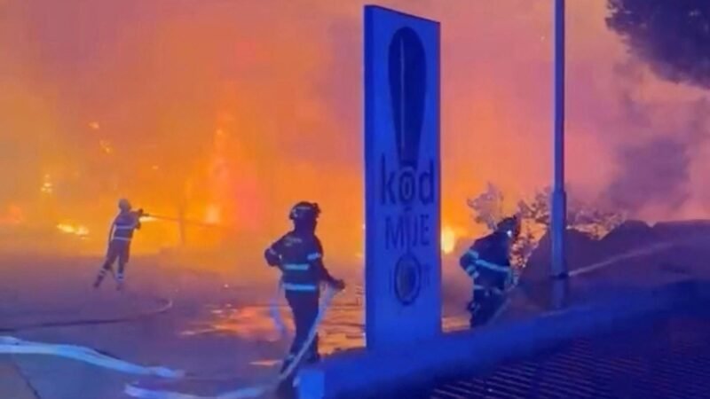 Incêndio florestal leva caos a cidade turística da Croácia e deixa um morto e 36 feridos; VÍDEO