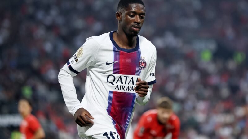 Substituído contra o Rennes e criticado por Luis Enrique, Dembélé ganha cinco dias de folga no PSG