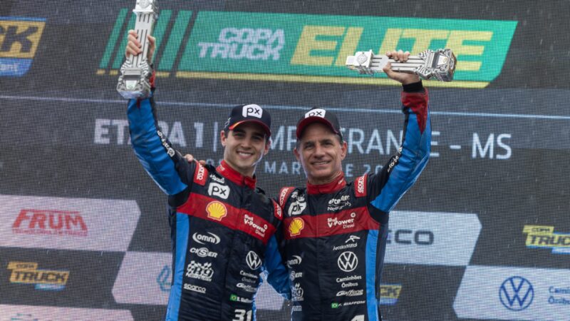 De pai para filho: família Giaffone inicia uma dinastia na Copa Truck