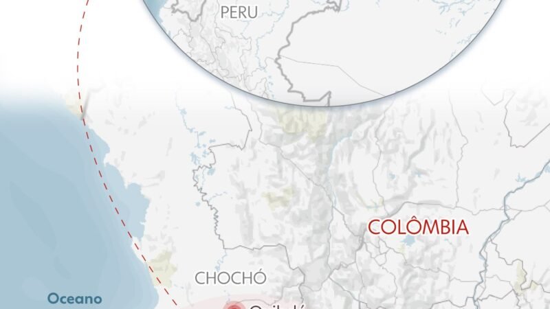 MAPA: veja as cidades mais afetadas pelo terremoto na Colômbia