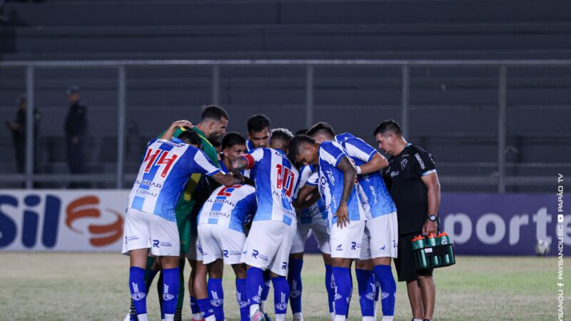 Paysandu pode deixar G-8 da Série C antes de duelo contra o Confiança; entenda