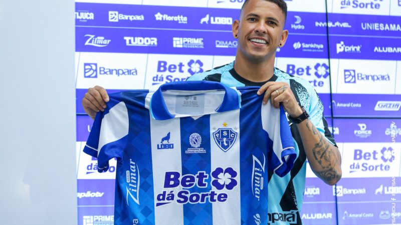 Apresentado no Paysandu, Radsley comenta encaixe no time e mira acesso e título na Série C