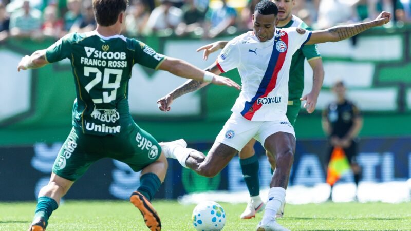 Análise: Bahia desperdiça chance de vencer e confirma má fase em jogo ruim contra lanterna