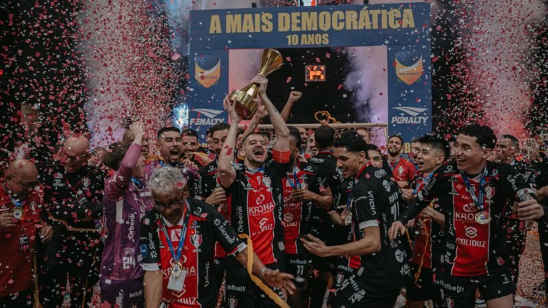 Joinville atropela o Minas e confirma o título da Copa do Brasil de Futsal