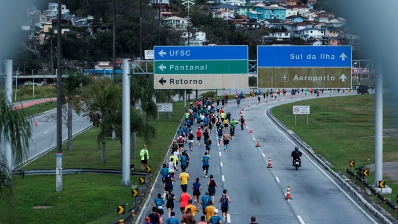 Confira o percurso e horários da Maratona Internacional de Floripa 2026