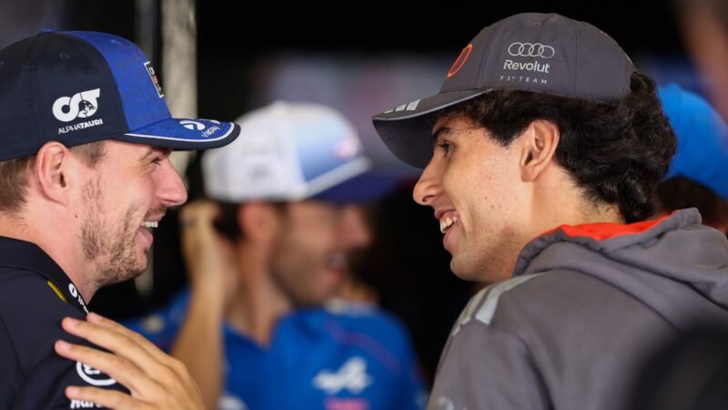 Bortoleto celebra renovação de Verstappen: “Feliz que ele ficará na F1”
