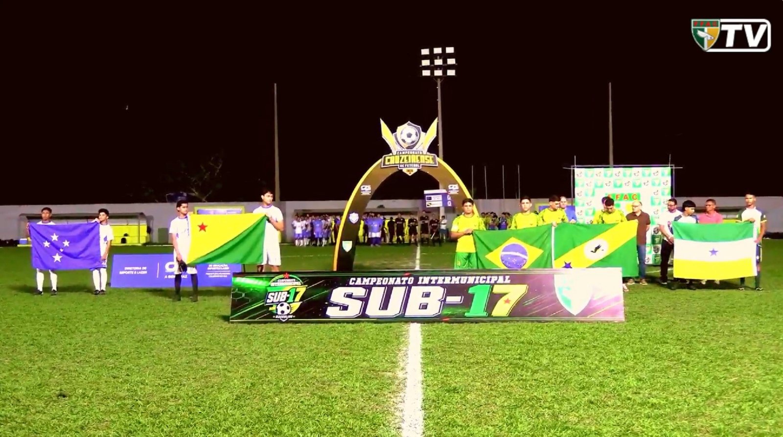 Grupo C da Copa Acre de Seleções Municipais Sub-17 começa goleada, empate e 12 gols