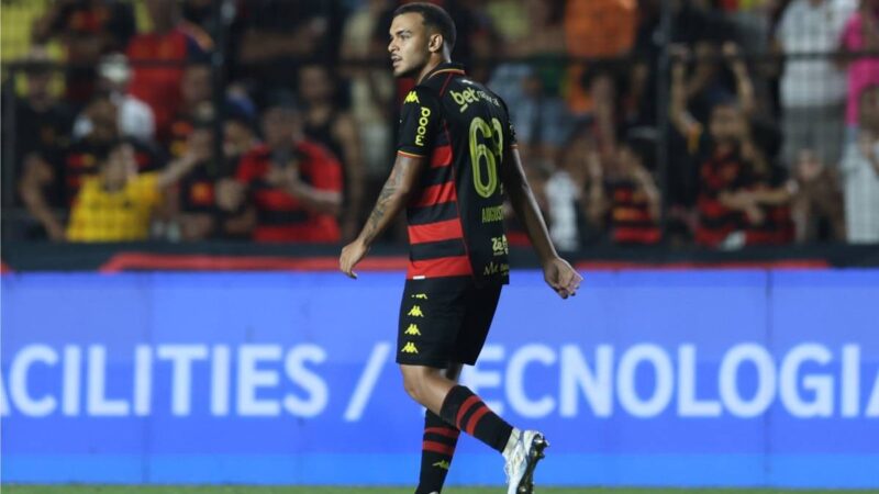 Sport perde Augusto Pucci, suspenso, para jogo contra o Londrina