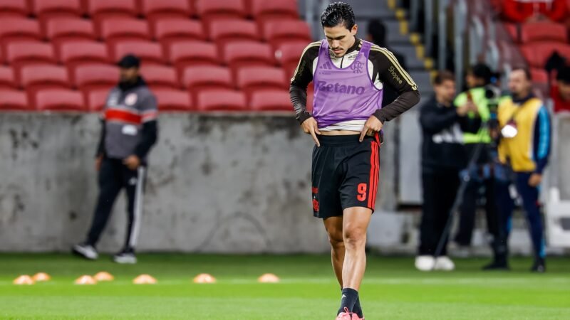 Escalação do Flamengo: com Pedro no banco, veja o time titular que vai enfrentar o Cruzeiro