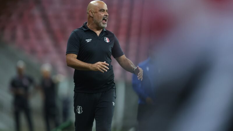 Cristian de Souza atribui derrota do Santa Cruz à falta de eficiência ofensiva