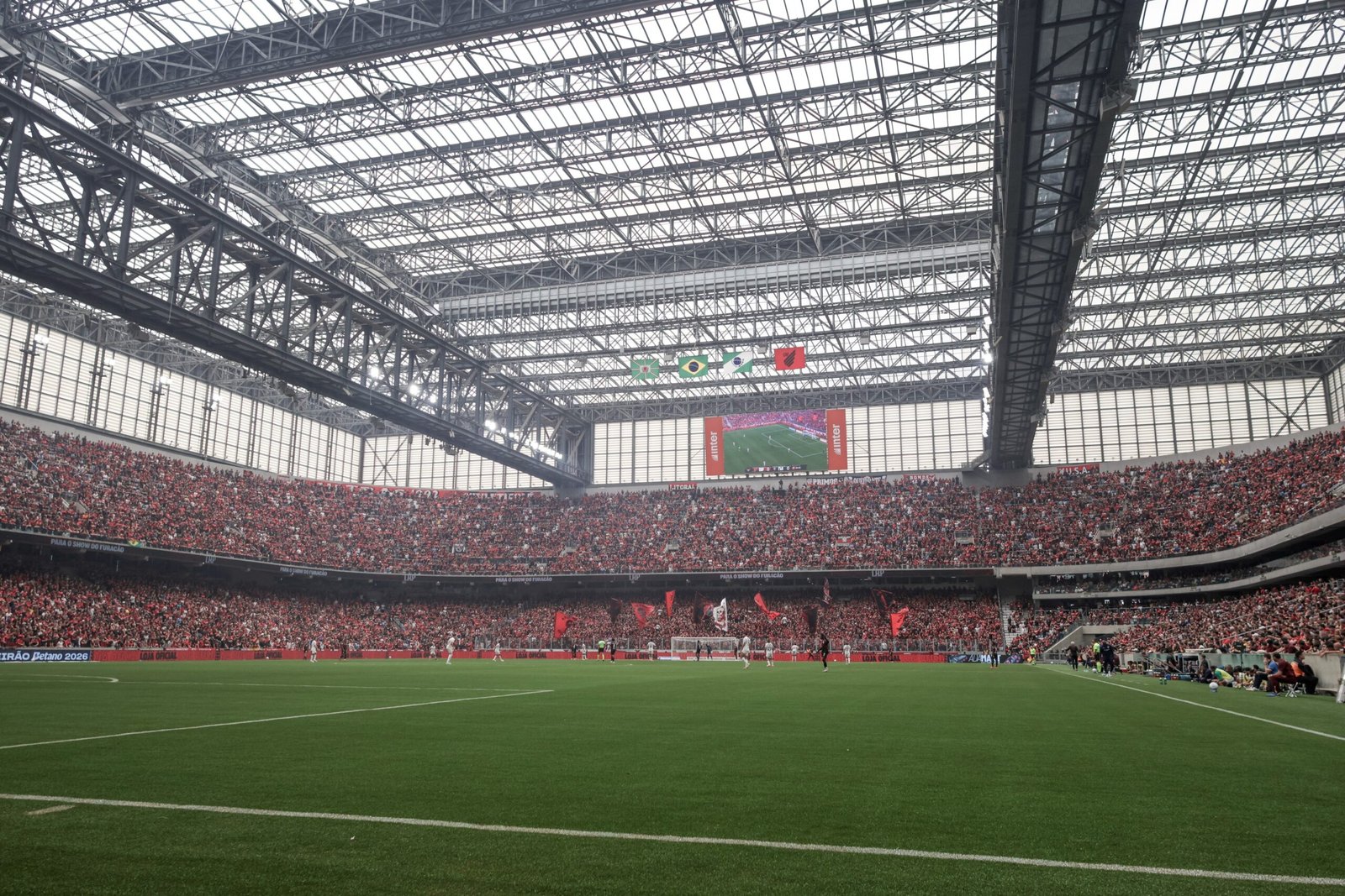 Athletico x Fluminense bate recorde de público na Arena da Baixada no Brasileirão