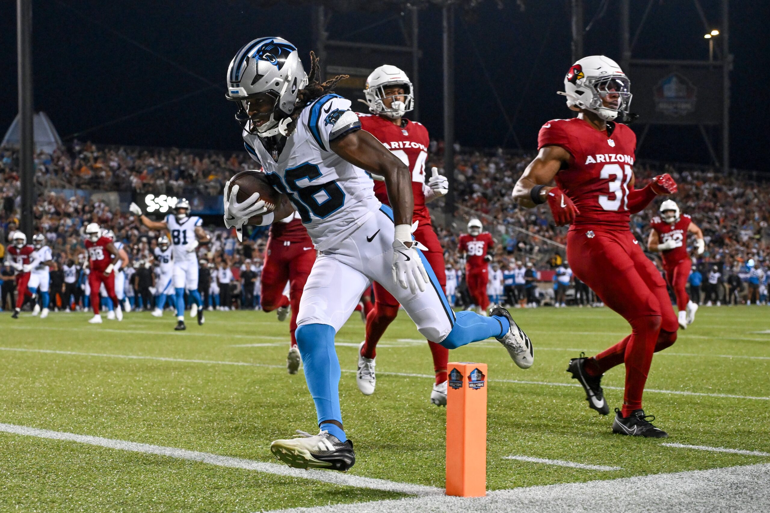 NFL: Panthers viram sobre os Cardinals no último lance da abertura da pré-temporada