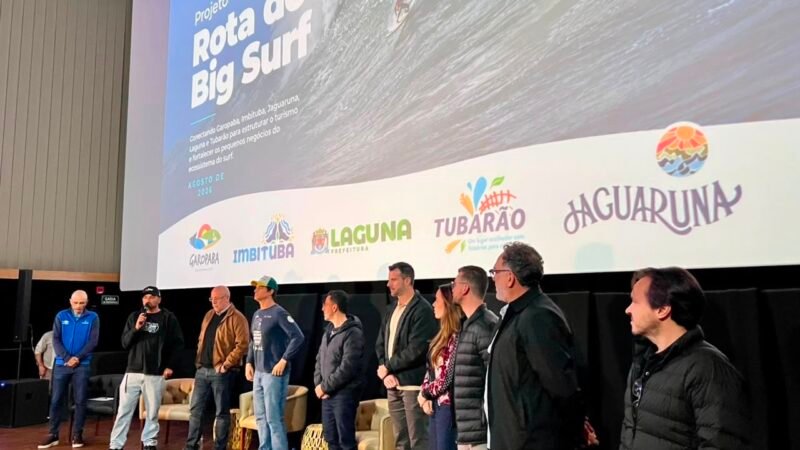 Rota do Big Surf é lançada no Sul de Santa Catarina
