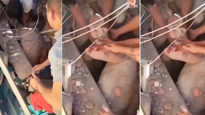 VÍDEO: bebê de 6 meses e mãe são resgatados dos escombros na Colômbia