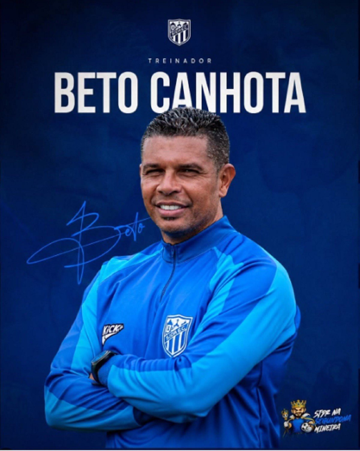 São João del Rei anuncia Beto Canhota como técnico para Segunda Divisão do Mineiro