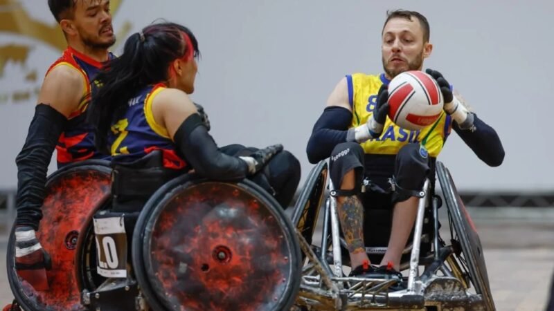 Brasil perde para Colômbia e vai disputar o 11º lugar no Mundial de rúgbi em cadeira de rodas