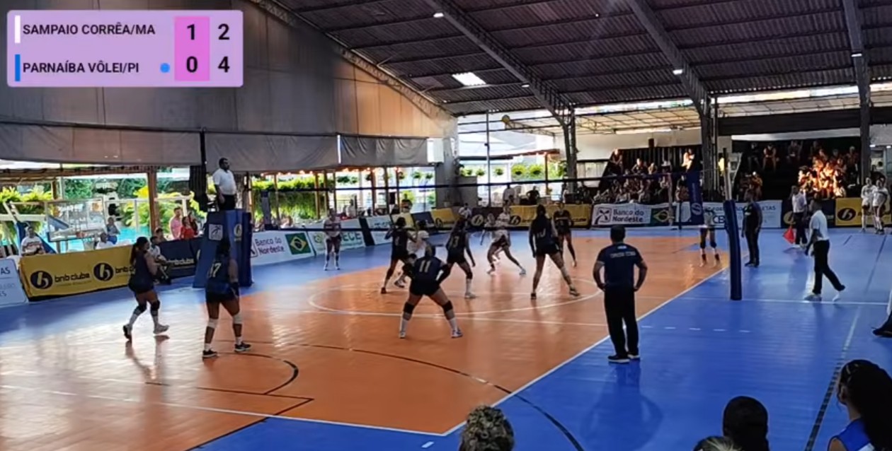 Sampaio Corrêa/NVI estreia com derrota para o Parnaíba Vôlei na Superliga C Feminina