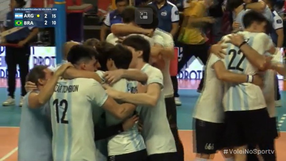 Argentina vence o Brasil no tie-break e conquista a Copa Sul-Americana de vôlei masculino
