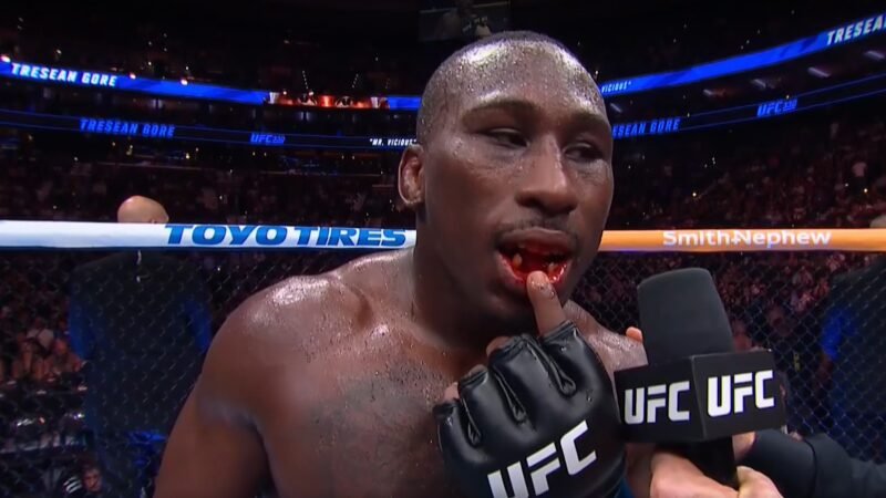 UFC 330: Tresean Gore vence Vicente Luque, mas perde dentes na luta e fica “banguela”