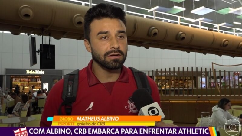 Com Albino e um desfalque, CRB embarca para jogo contra o Athletic