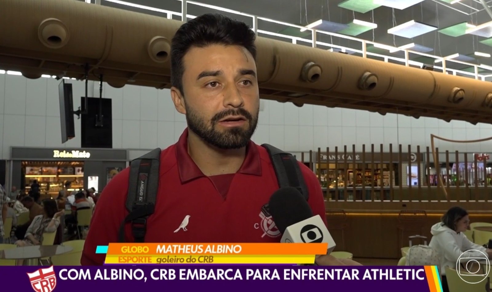Com Albino e um desfalque, CRB embarca para jogo contra o Athletic