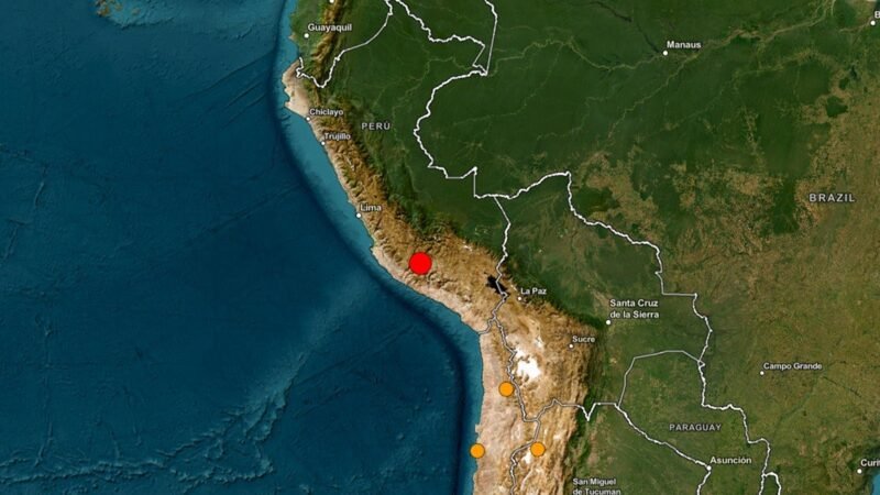 Terremoto de magnitude 6,7 atinge o Peru