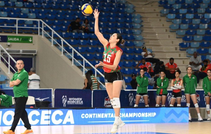 México vence set por 25 a 0, e levantadora marca 16 aces em jogo do Campeonato Continental