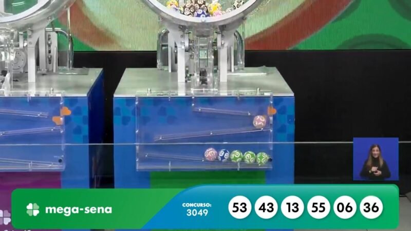Mega-Sena 3049 acumula e prêmio vai a R$ 25 milhões; veja os números sorteados