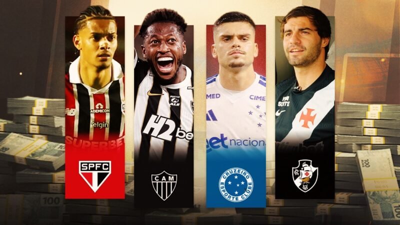 Times da Série A batem marca de R$ 2 bilhões em contratações na temporada; veja quem mais gastou