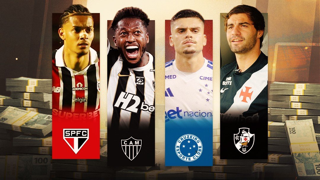 Times da Série A batem marca de R$ 2 bilhões em contratações na temporada; veja quem mais gastou