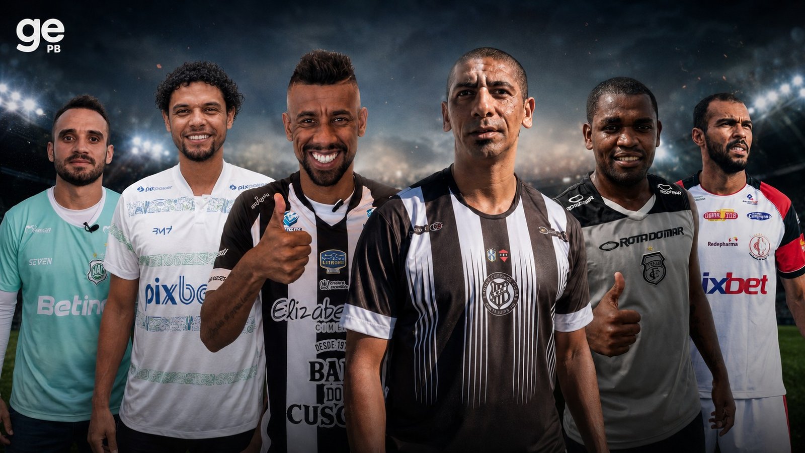 Léo Moura, Richarlyson e Acosta: relembre passagens de medalhões pelo futebol paraibano