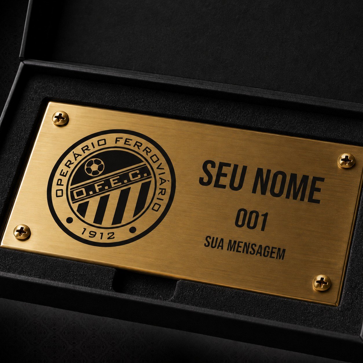 Operário-PR anuncia venda de placas personalizadas em ação para novo estádio; veja valores