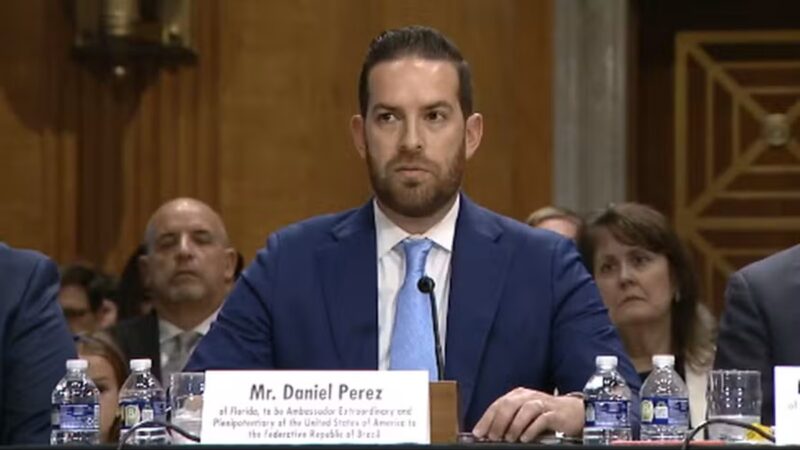 Senado dos Estados Unidos aprova Daniel Perez como embaixador dos EUA no Brasil