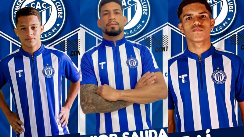 Comercial-PI anuncia atacante Jr. Saudade e promove dois atletas da base para o Piauiense Série B