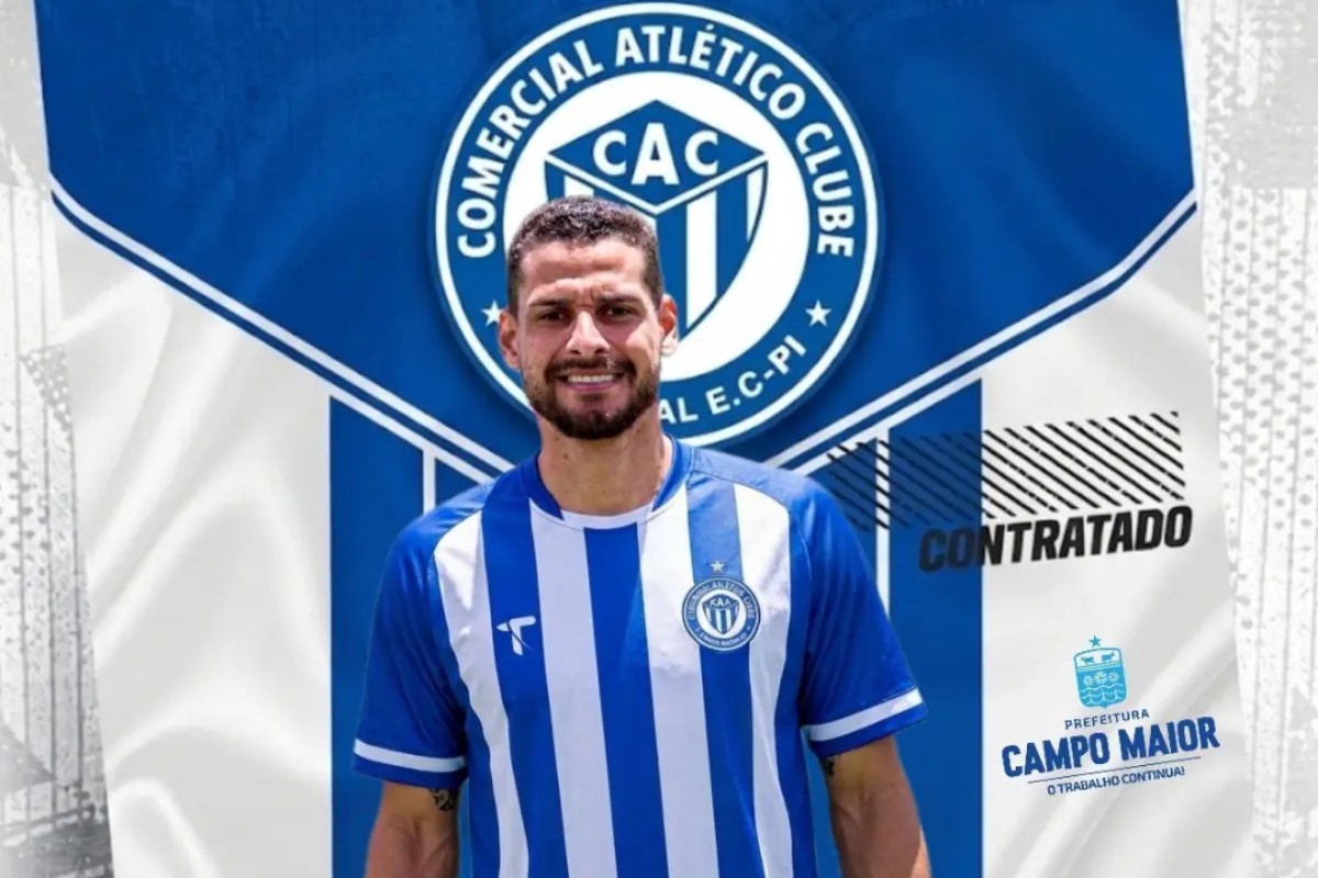Comercial-PI anuncia atacante Tarcísio, ex-Fluminense-PI e Piauí, para o Piauiense Série B 2026